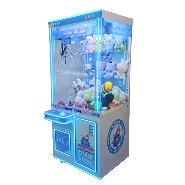 Custom Coin-Operated Arcade Claw Crane Machine Metal Toy with Bill Acceptor Vending Dolls Catcher Games