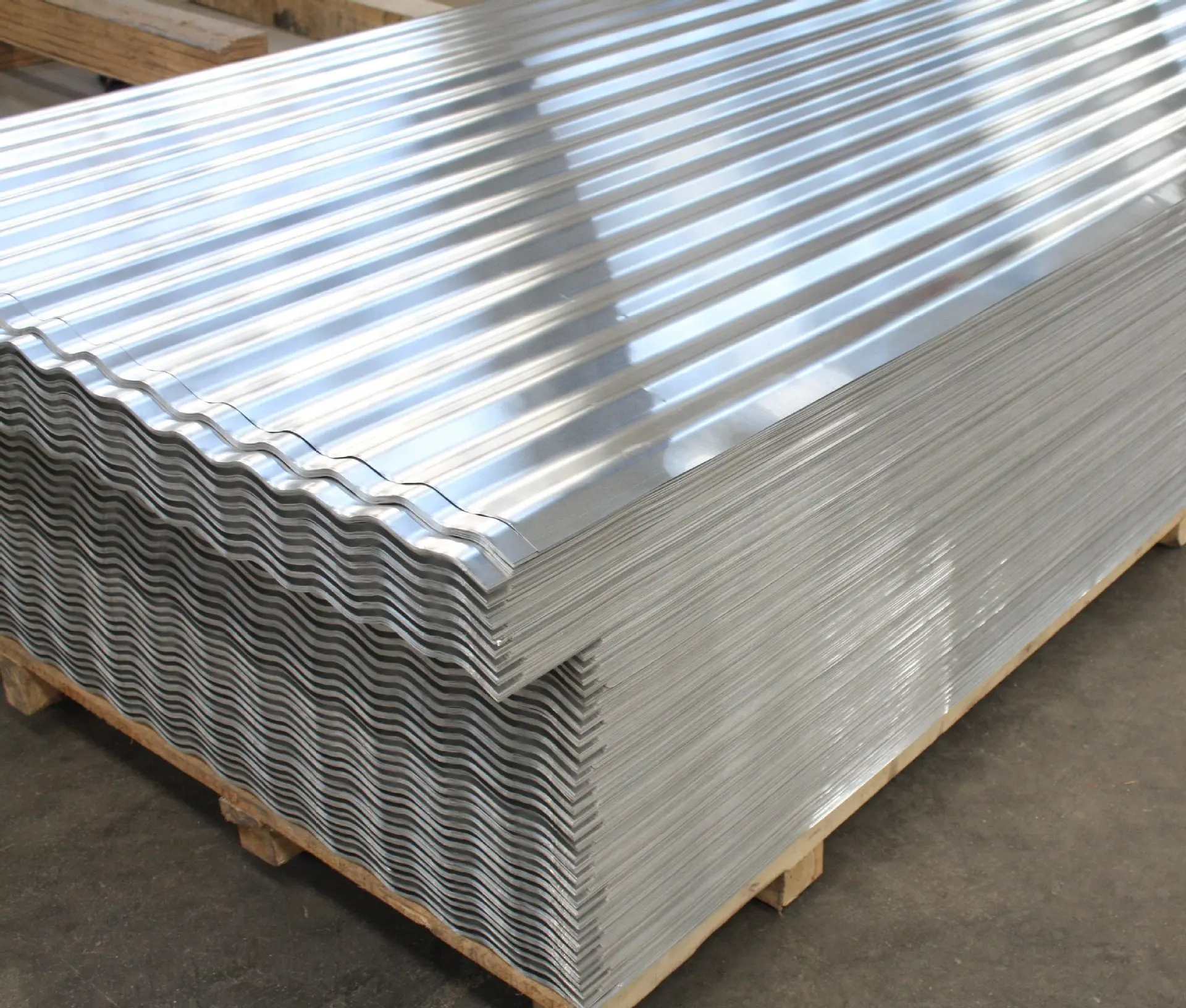 Z30 oluklu Metal çatı kaplama levhası boyalı GI/PPGI/Galvanized galvanizli çelik demir çatı plakası