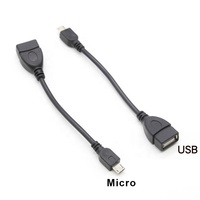 Adaptateur Type C Micro OTG vers USB 3.0 de haute qualité, câble adaptateur OTG Type C femelle vers USB mâle de 14 cm