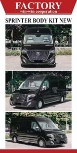 Le kit carrosserie de l'usine convient aux <span class=keywords><strong>Mercedes</strong></span>-Benz Sprinter W906 à W907, des anciens aux nouveaux modèles, avec pare-chocs avant et - Product Image 4