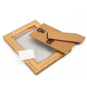 Tùy chỉnh thiết kế 5*7 6*8 A4 MDF khung ảnh hạt gỗ kết cấu trang trí công phu tay Crafted Tabletop tường hiển thị UV in ấn khung ảnh - Product Image 4