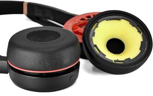 Almohadillas de repuesto de cuero proteico de alta calidad para Jabra <span class=keywords><strong>Evolve</strong></span> <span class=keywords><strong>75</strong></span> <span class=keywords><strong>75</strong></span> + / <span class=keywords><strong>75</strong></span> UC / 75MS con espuma de memoria suave - Product Image 5