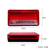 12V 24V 80V universel LED remorque lumière RV camion feu de position latéral feu arrière
