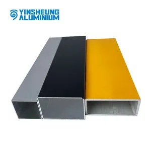 Cina tubi in alluminio tubi fornitura di fabbrica profili di estrusione di tubi a triangolo tondo quadrato in alluminio con tutti i tipi di superficie