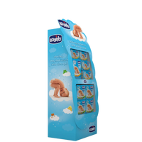 Support d'affichage en carton personnalisé Ray pour sucettes bébé, supports d'affichage pour produits pour bébés, couches bébé