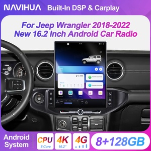 Navihua Nouveau Design Autoradio Android 16,2 Pouces GPS Navigation Multimédia Carplay Auto Stéréo pour Jeep Wrangler JL 2018 2022 - Product Image 3