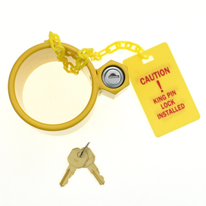 YH1791 Serrure de <span class=keywords><strong>remorque</strong></span> antivol en acier massif adaptée à la voiture de Camping de <span class=keywords><strong>remorque</strong></span> de conteneur de RV avec poignée - Product Image 2