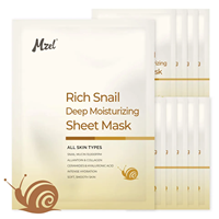 Masque d'escargot Masque facial avec acide hyaluronique de collagène pour la réparation et l'hydratation anti-âge de la peau