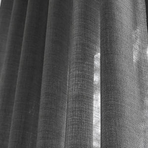 Cortinas de Tul con Textura de Lino de Alta Calidad, Estilo Europeo, Translúcidas, con Ojales, Aislantes, Ignífugas, Tejidas con Bolsillos, para Oficina o Cafetería - Product Image 4