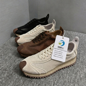 รองเท้าผ้าใบผู้ชาย WUJItex La Cinquieme Saison หนังแท้แบบโปร่ง สไตล์เรโทร <span class=keywords><strong>Airwalk</strong></span> ใส่สบาย ระบายอากาศได้ดี พื้นนุ่ม ใส่ได้ทุกวัน จากประเทศจีน - Product Image 1