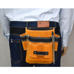 Bolsa de Herramientas Multifuncional de Cuero Grueso para Electricista, Bolsa de Cintura para Herramientas, Bolsa de Uso Especial para Ferretería - Product Image 6