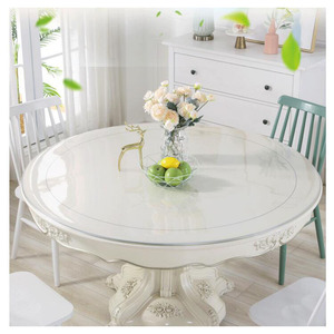 Commercio all'ingrosso A Buon Mercato <span class=keywords><strong>di</strong></span> <span class=keywords><strong>Plastica</strong></span> <span class=keywords><strong>Trasparente</strong></span> Della Copertura <span class=keywords><strong>di</strong></span> Tabella del Panno <span class=keywords><strong>di</strong></span> Tabella Rotonda Nappe Rotonda <span class=keywords><strong>Trasparente</strong></span> IN PVC <span class=keywords><strong>Tovaglia</strong></span> - Product Image 2