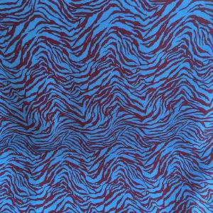 2021 soft hand feel zebra stripe printed silky SPH chiffon fabric for dress ready goods