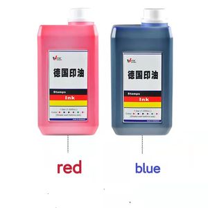 Stylo sceau à encre 1l, 1000ml, rouge, bleu et noir, pour timbre-poste troodat, brillant, couleur, WES, à encre automatique, expédition depuis l'allemagne - Product Image 4