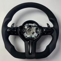 Volant de course personnalisé en daim noir pour BMW M2 M3 M4 M5 M6 X5M F30 F10 F20 F35 F22 F18 F07 F01 E90 E70 E46 en stock