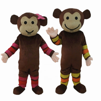 Costumes de mascotte singe amusant Hola / Costumes de mascotte de personnage de dessin animé