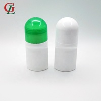 Ensemble de flacons à bille en plastique CH04 #75ml, contenant pour déodorant, à usage unique, de chine, pièces