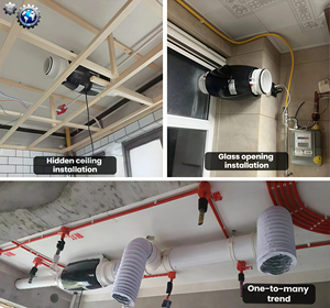 3 "/4"/5 "/6"/8 "/10"/12 "ABS phòng tắm thông gió ống tăng cường Ống thương mại nhà bếp vắt Quạt Thông Gió 10 inch - Product Image 6