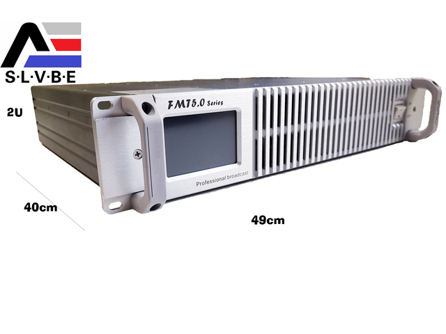 600W FM Radio Broadcast Transmitter 87.5-108MHz Frequency Range Aluminum Material Use for Radio Station Wireless High RF Power