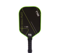 Raquette de pickleball durable en fibre de carbone originale 12K, grain tissé pressé à chaud, 16 mm, pour différents joueurs
