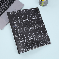 Classeur à levier brillant très vendu, dossier en carton à motif marbré, classeur rigide durable pour le rangement de documents de bureau