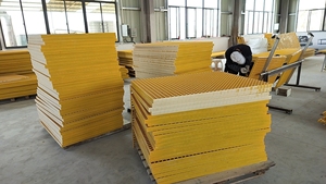 Bền FRP Lưới Sợi Gia Cố Nhựa Lưới Sợi Thủy Tinh Nền Tảng Chống Trượt Lối Đi Kết Thúc Mịn Tính Năng Chống Cháy - Product Image 2