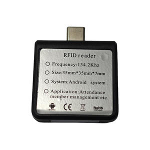 휴대용 134.2Khz 리더 RFID 134.2Khz 전화 리더 동물 귀 태그 FDX-B 리더 - Product Image 1