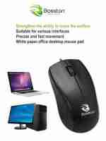Mouse Gaming Beat 3D Mini Tahan Air, Ergonomis, Optik, USB Berkabel dengan Garansi Panjang dan Stok Tersedia