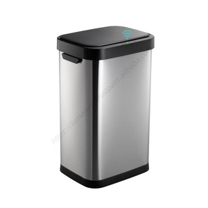 Vente en gros de poubelle intelligente à capteur en acier inoxydable de 13 gallons, poubelle automatique sans contact pour l'intérieur, poubelle ménagère - Product Image 1