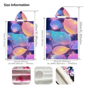 Toptan çevre dostu koku dayanıklı sörf panço plaj havlusu çok amaçlı ekstra uzun hafif kullanımlık spor desen - Product Image 2