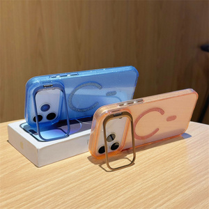 Fundas para Teléfono Lichicase Multifuncionales con Carga Inalámbrica, Soporte para Lentes y Anillo de Soporte, para Samsung S23FE S24FE <span class=keywords><strong>S22FE</strong></span>, Carcasa Transparente - Product Image 4