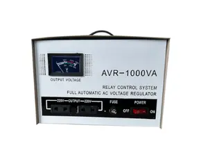 AVR 1000va 안정기 가정용 출력 110v 및 220v 전압 안정기 ac 자동 전압 조정기 안정기