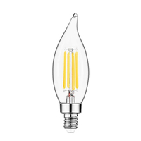Stock UE Ampoule LED à filament E27 2700K 7W 9W 110lm/W Verre transparent doré pour éclairage décoratif domestique
