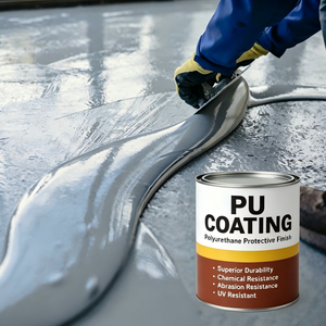 <b>UV</b>-Resistant Resin Top Coat PU Wear Resistant Industrial Floor <b>Paint</b> Various Colors Wear-Resistant Epoxy Polyurethane Floor Coat - Product Image 1