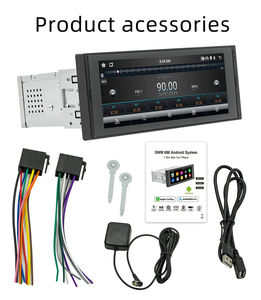 TOPSOURCE1 Autoradio Sans Fil Din Android 12 Lecteur MP5 avec Écran HD GPS Stéréo Audio WIFI USB FM pour CarPlay - Product Image 5