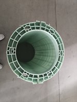 Système de coffrage rond en plastique CONSO, coffrage en béton réutilisable haute résistance pour la construction de bâtiments en béton