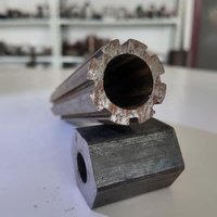 Tuyau en acier sans soudure ASTM EMT API, forme octogonale, hexagonale, sur mesure, pour arbre de transmission, arbre de prise de force, découpe et soudage