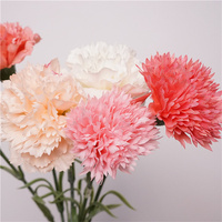 FL-996 Clavel Artificial de Alta Calidad, Flor Realista al Tacto, Centro de Mesa para el Hogar, Decoración para Bodas, Fiestas, Regalo para el Día de la Madre