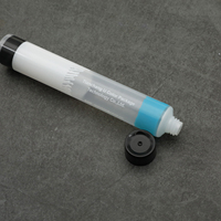 Tube de peinture vide en plastique souple non toxique à étiquette privée personnalisée pour artiste, 20 ml