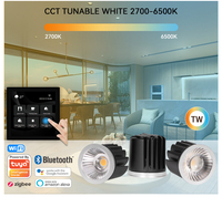 Module LED encastré intelligent 24V MR16, éclairage orientable 2700-6500K, blanc réglable, kit spot LED GU10