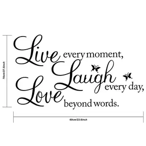 Adesivo personalizzato kiss cut fustellato decorazioni per la casa adesivo da parete in <span class=keywords><strong>vinile</strong></span> decalcomanie da parete Peel and stick Wall sticker - Product Image 1
