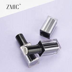 Tubes de Rouge à Lèvres <span class=keywords><strong>Double</strong></span> <span class=keywords><strong>Paroi</strong></span> Carré Transparent Boîtier de Rouge à Lèvres <span class=keywords><strong>Noir</strong></span> Conteneur de Rouge à Lèvres en Plastique - Product Image 4