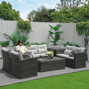 <b>Outdoor</b> Luxury <b>Rattan</b> Woven High Quality Combination Set Manufacturers Direct Leisure Simple Furniture - Product Image 3