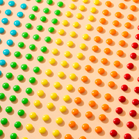 Fèves de Chocolat Composé de Haute Qualité OEM/ODM, Bonbons Classiques Sucrés Multicolores, Emballage Personnalisé Acceptable