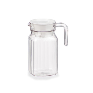 Jarra de Jugo Transparente de 2L con Rayas, Reutilizable, de Plástico, Jarra de Jugo de Policarbonato de 66oz para Restaurante - Product Image 3