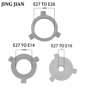 Anillo de Conversión Universal para Portalámparas de Metal Hecho a Mano, Conexión Rápida E27 a E10, Cubiertas de Lámpara de Diseño Moderno y Minimalista - Product Image 2