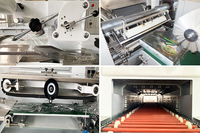 Machine d'emballage thermorétractable entièrement automatique pour stylos marqueurs