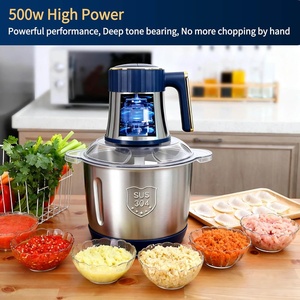 Hachoir à viande électrique avec boîtier en acier inoxydable, moteur AC 800W, fonction de broyage, facile à utiliser, pour usage domestique - Product Image 5