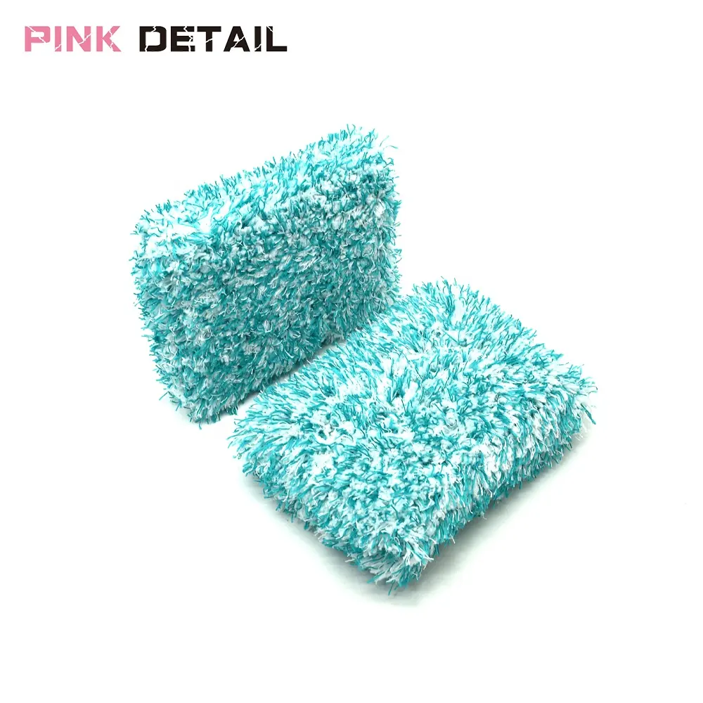 PINKDETAIL Microfiber Pad Прокладка для мытья автомобиля губка для мытья автомобиля мягкая прокладка