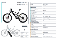 Batterie au lithium pour vélo électrique Batterie Bafang Bafang BT F010 720wh 48V 15Ah Batterie Bafang BTF010